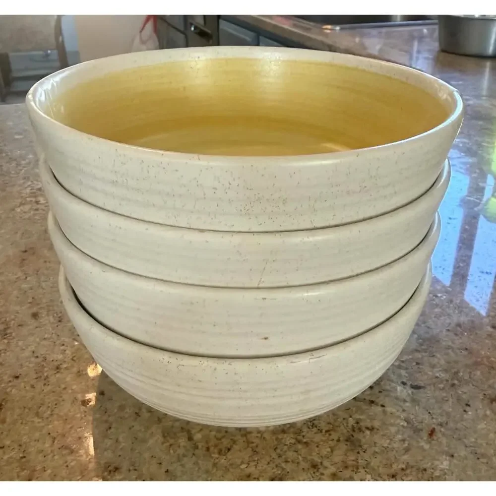 Vintage Franciscan Hacienda Gold Soup Cereal Bowls 6.25